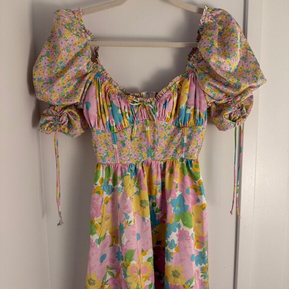 For Love & Lemons Emily Mini Dress Size XS | LIKE NEW - Picture 2 of 9